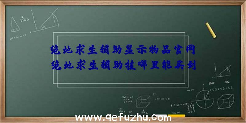 「绝地求生辅助显示物品官网」|绝地求生辅助挂哪里能买到